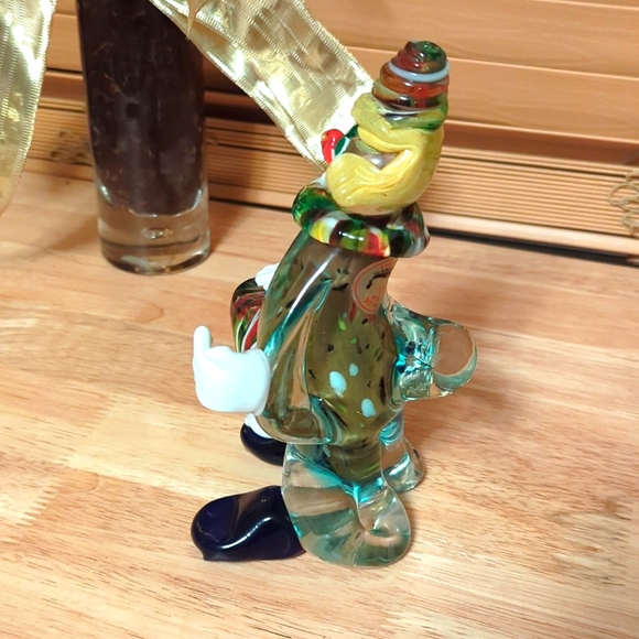Rare HTF Vintage 💎 Murano, Italy 🤡 hand-blown VENETIAN GLASS CLOWN 🤡 pristine - Picture 8 of 11